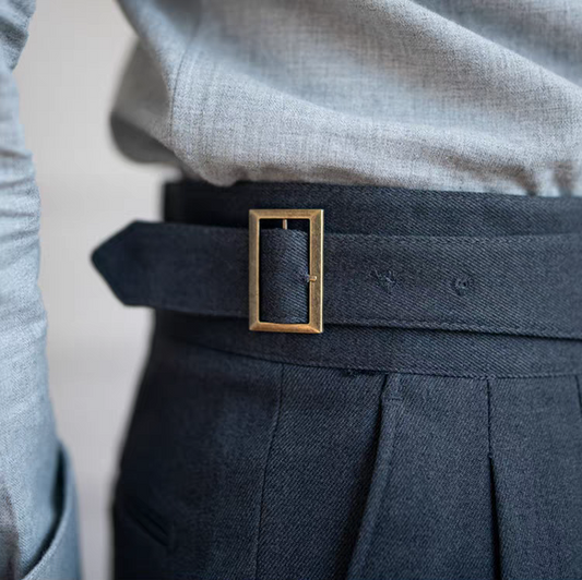 Noir Sovereign Pleated Gurkha Trousers